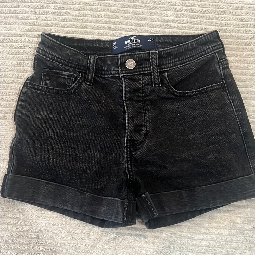 Hollister Women's Dark Denim Jean Shorts